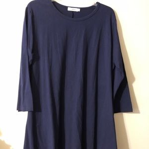 Navy Tunic Top